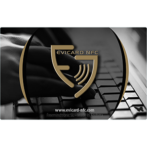 Coffre-fort électronique EviCard NFC verso