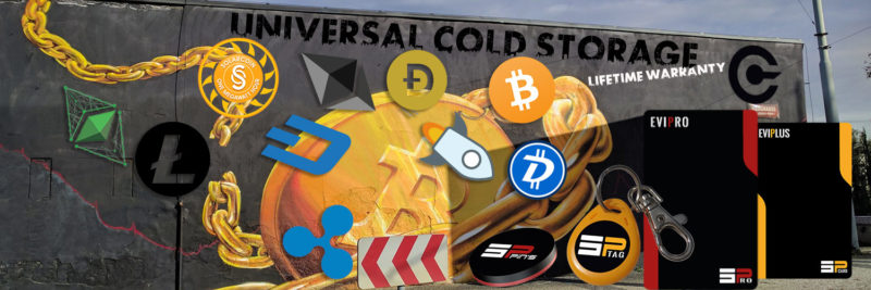 universal cold Storage Cryptocurrency EviPro EviPlus NFC