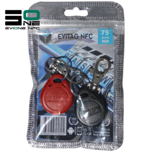 Coffre fort électronique EviOne EviTag NFC Duo Blister 75L Recto
