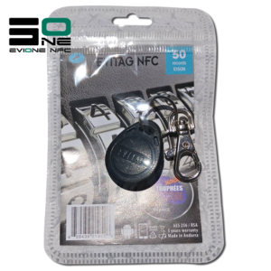CCoffre fort électronique EviOne EviTag NFC noir Blister 50L Recto