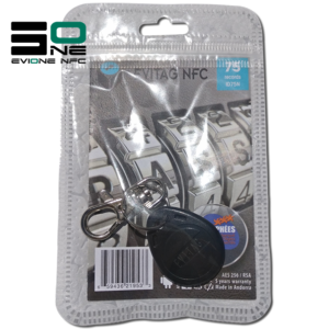 Coffre fort électronique EviOne Tag NFC Blister 75L Recto