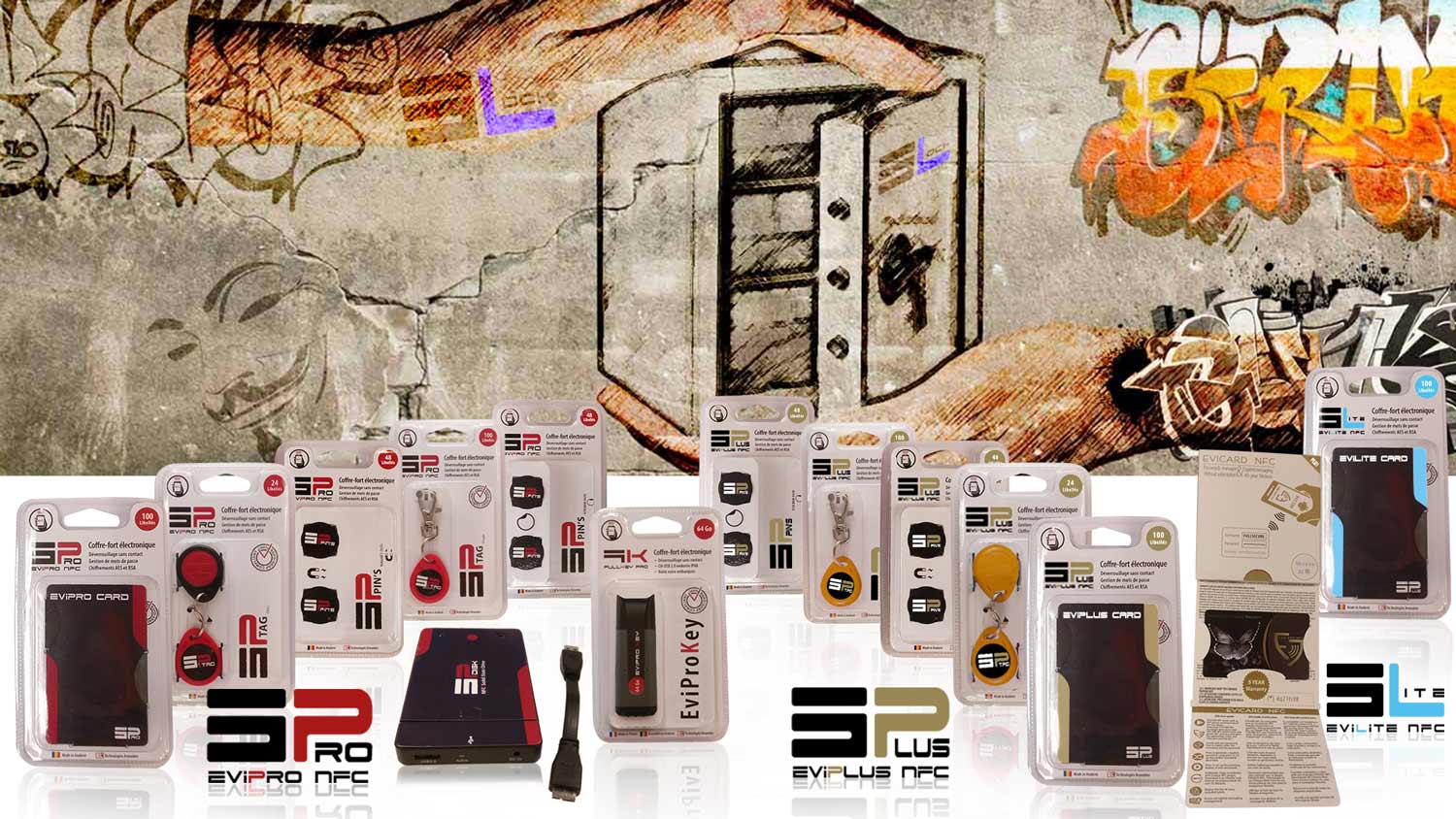 Solutions EviToken NFC Wallpaper street art